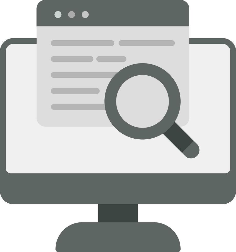 Online Search Vector Icon