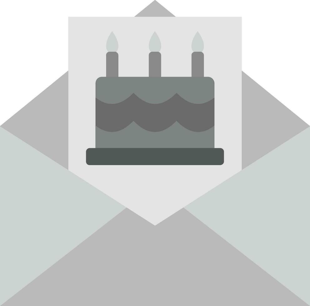 Birthday Invite Vector Icon