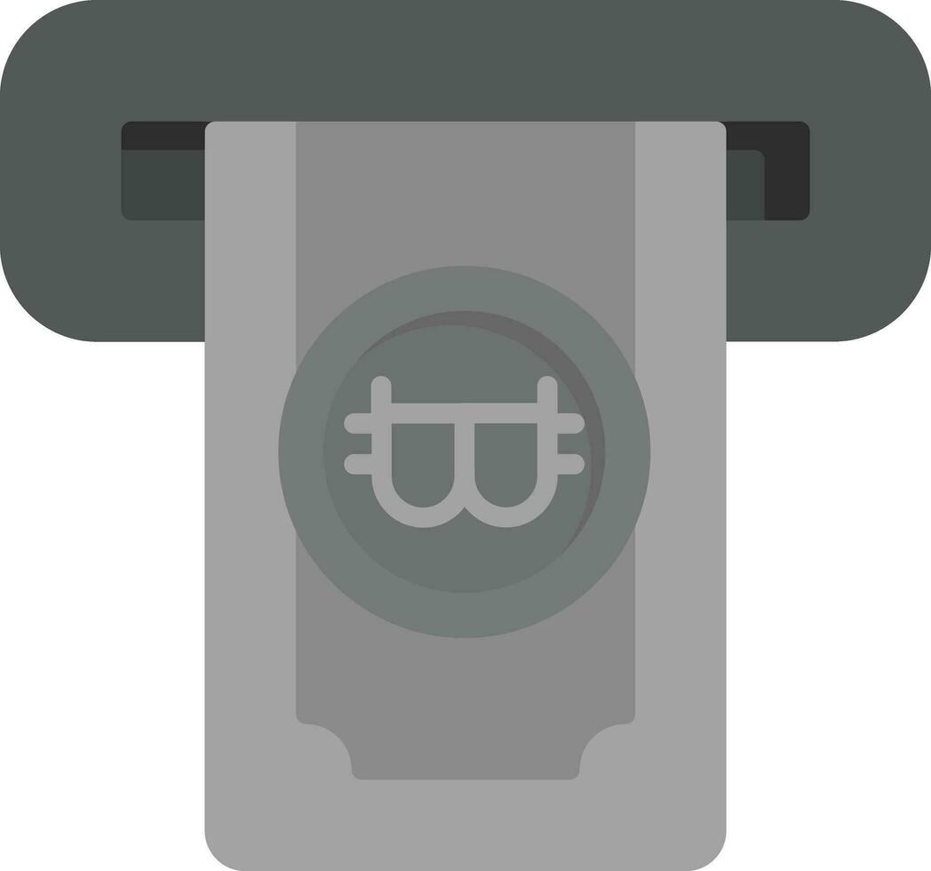 Cryptocurrency ATM Vector Icon