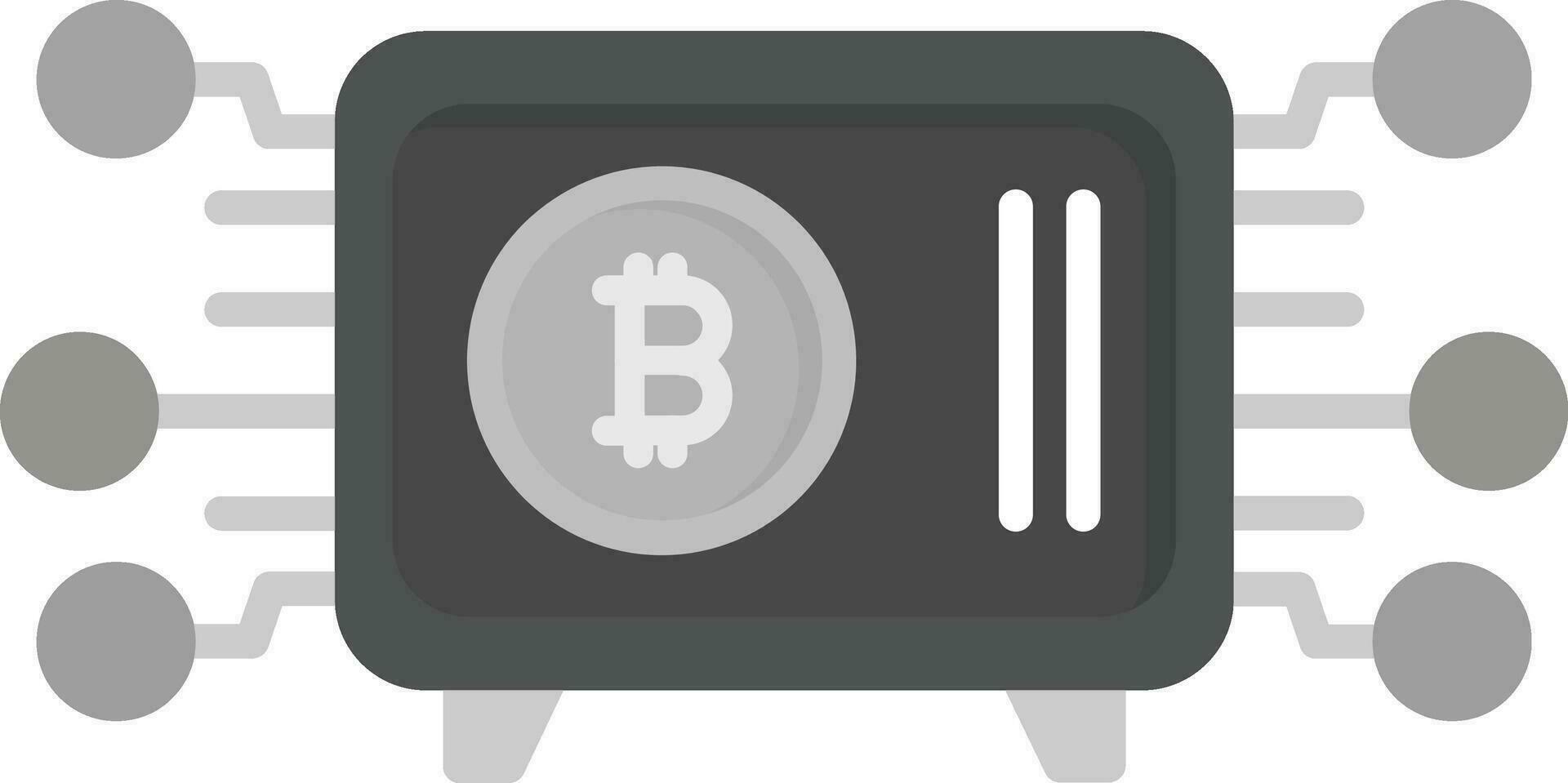 Crypto Vault Vector Icon