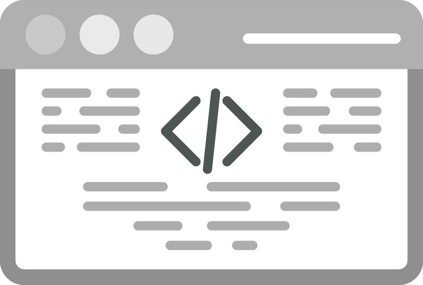 Programming Language Vector Icon