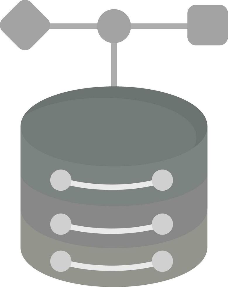 Object Database Vector Icon