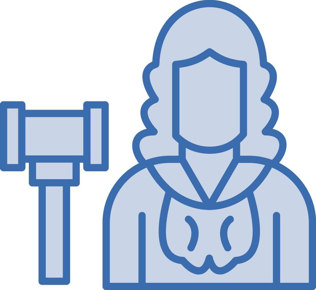 Judge Male Vector Icon
