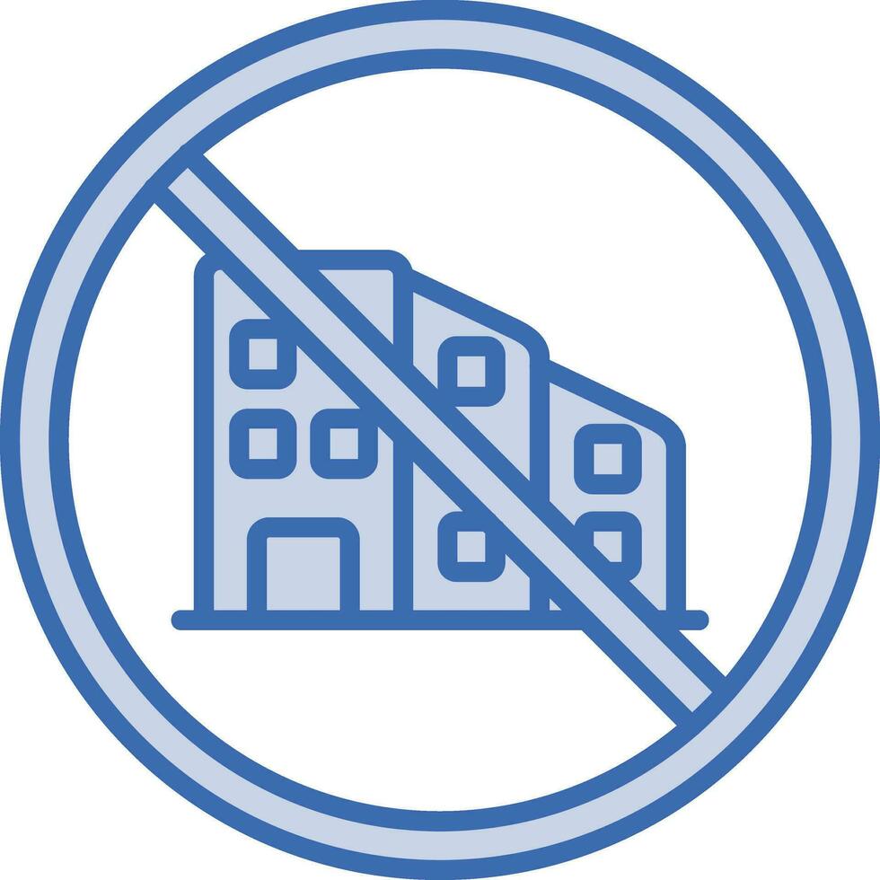 No Commute Vector Icon