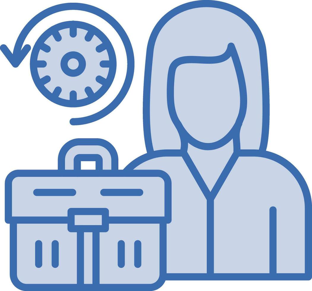 Full Time Job Vector Icon 31076360 Vector Art at Vecteezy