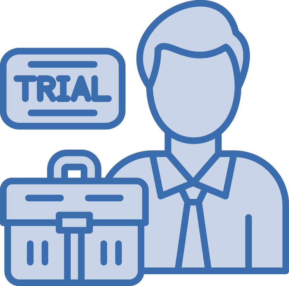 Job Trial Vector Icon