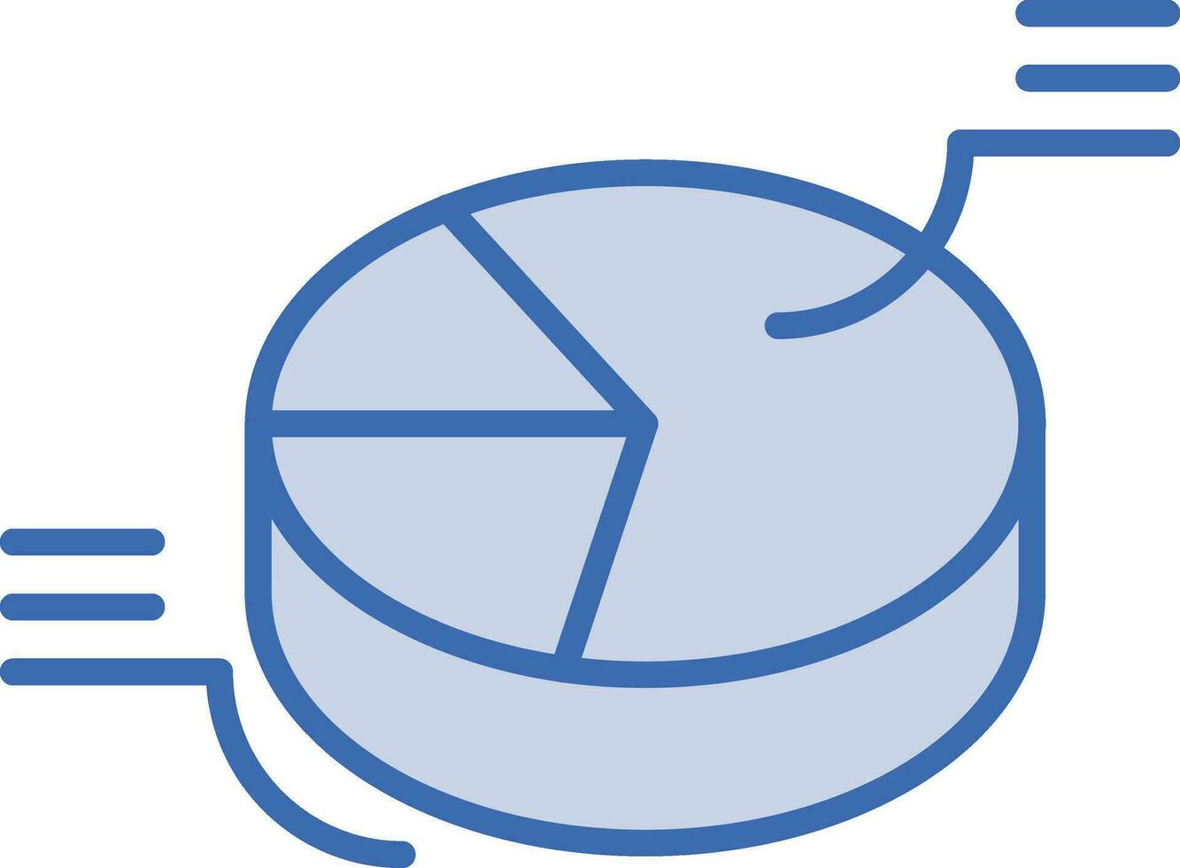 3D Pie Vector Icon