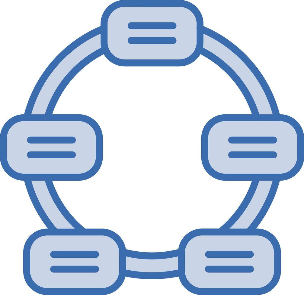 Nondirectional Cycle Vector Icon
