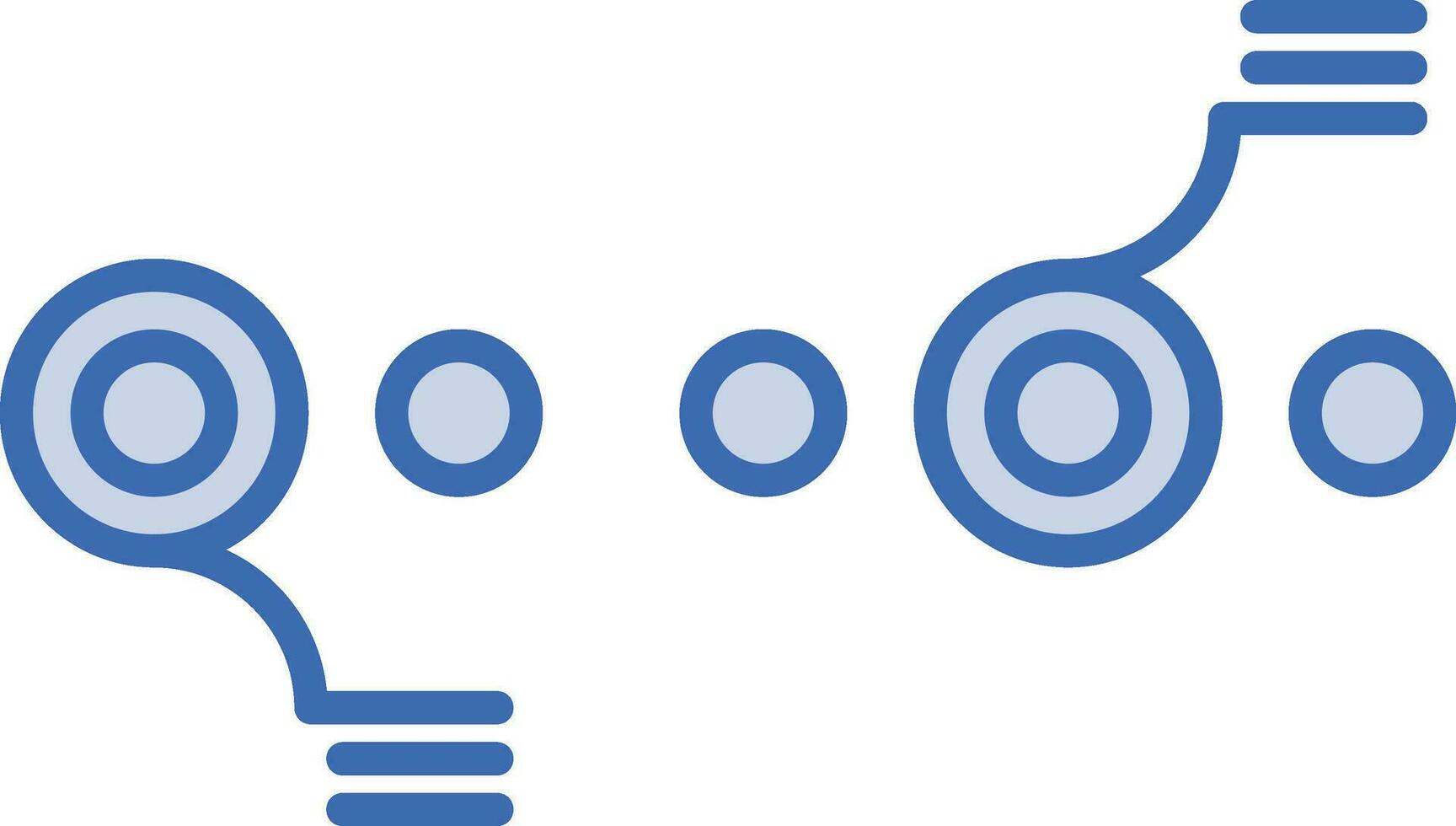 Circle Accent Timeline Vector Icon