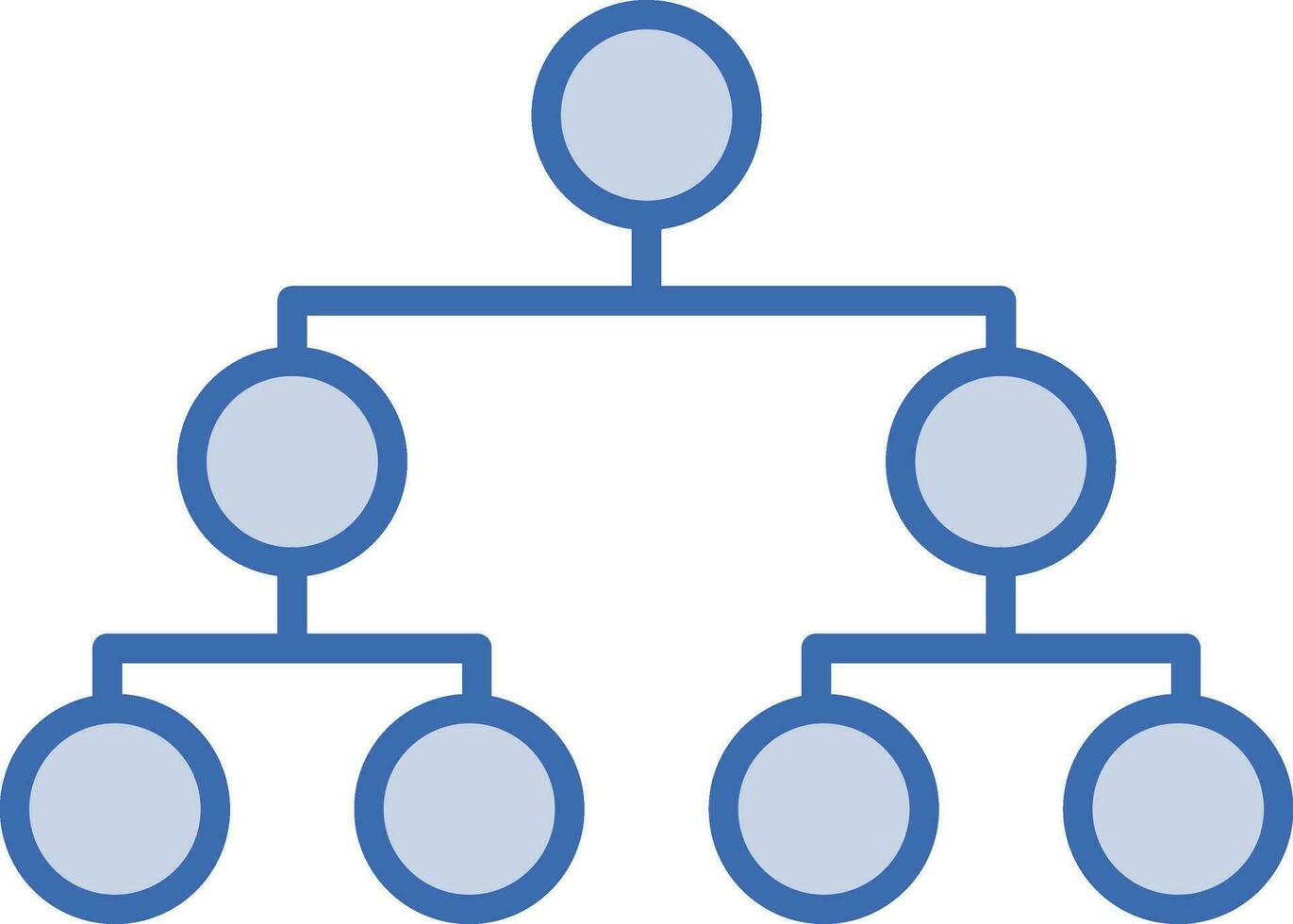 Circle Picture Hierarchy Vector Icon