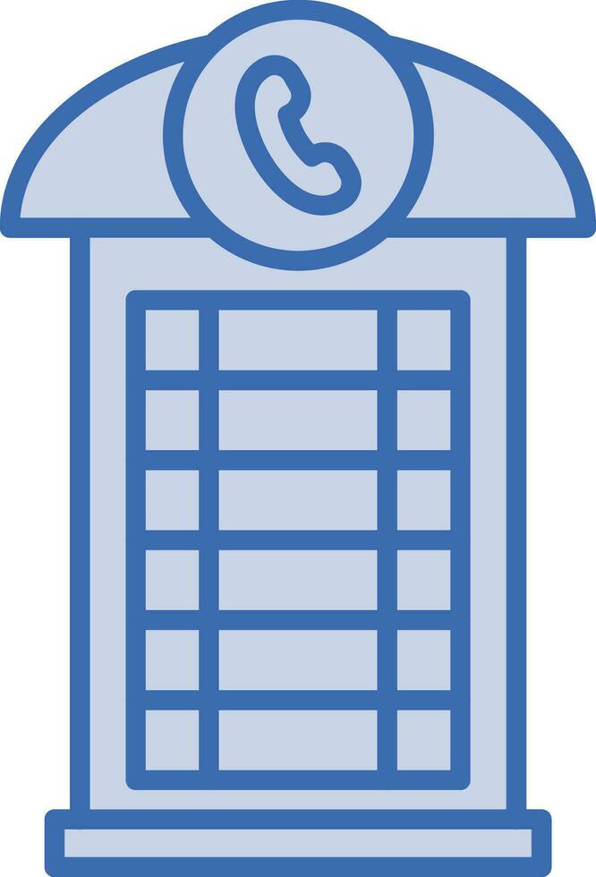 Phone Booth Vector Icon