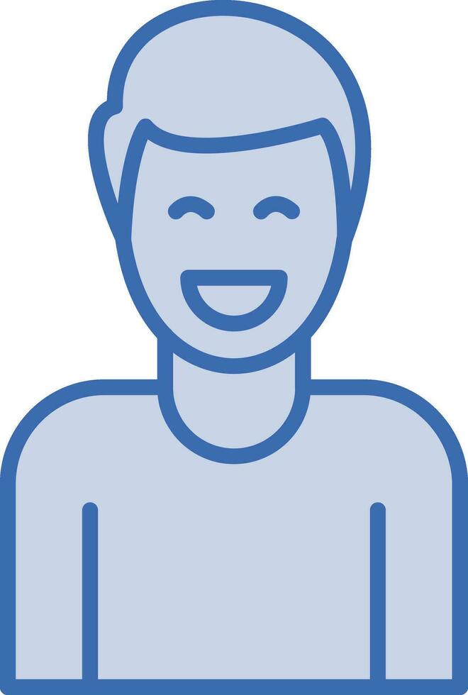 Smiling Man Vector Icon