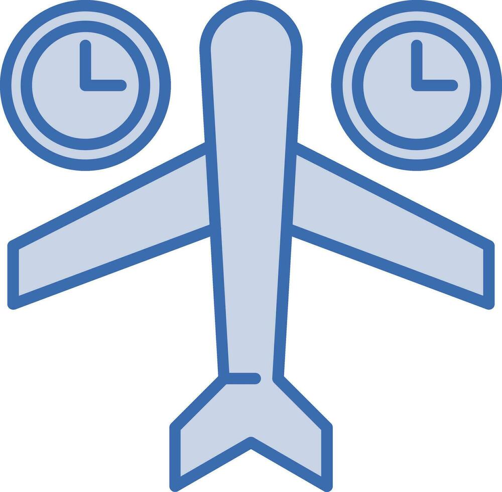 Jet Lag Vector Icon