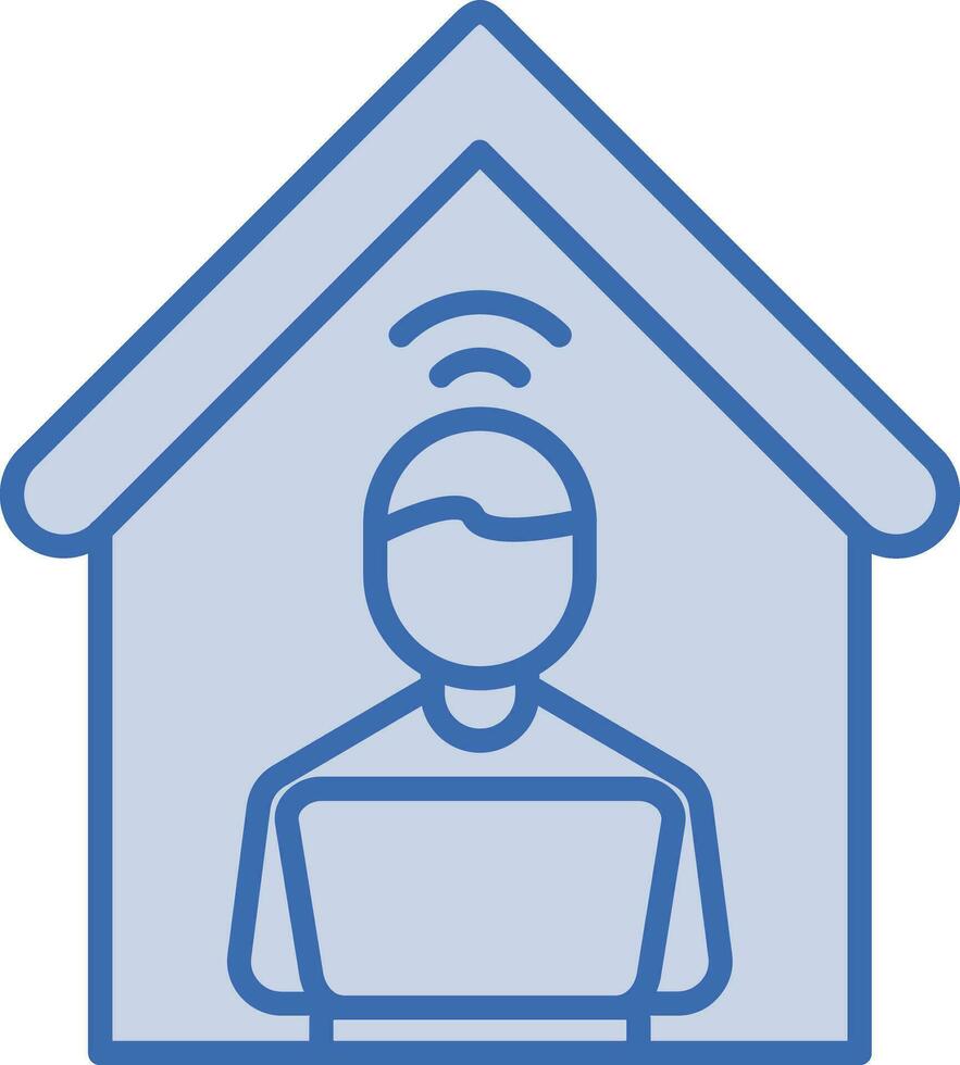 Remote Work Vector Icon