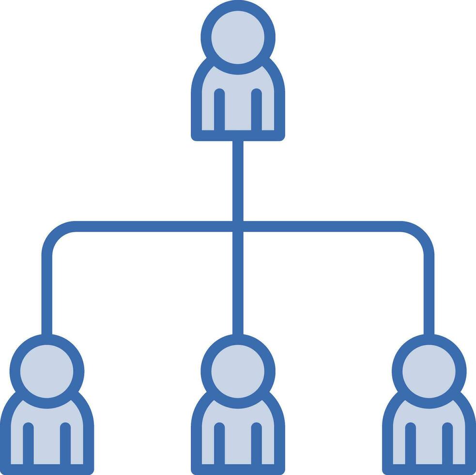 Company Structure Vector Icon
