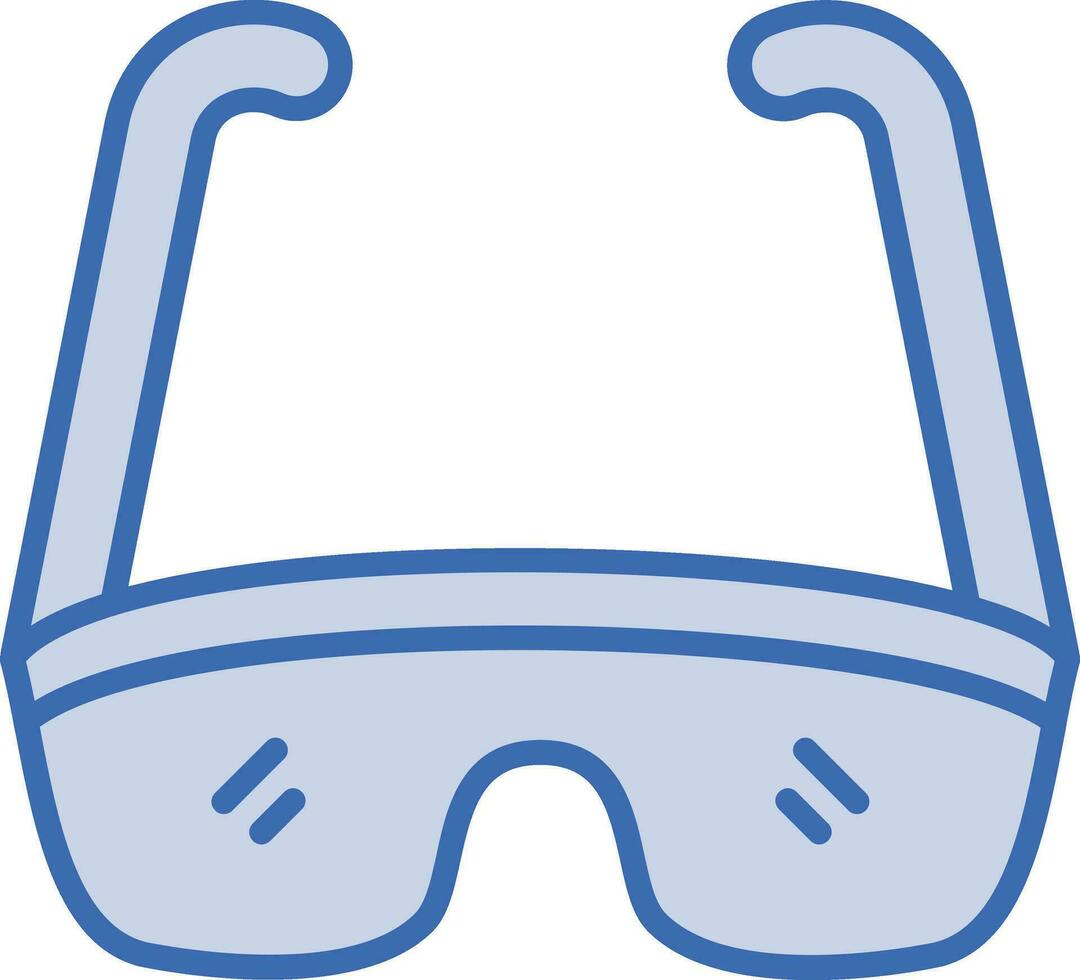 Scientist Glasses Vector Icon