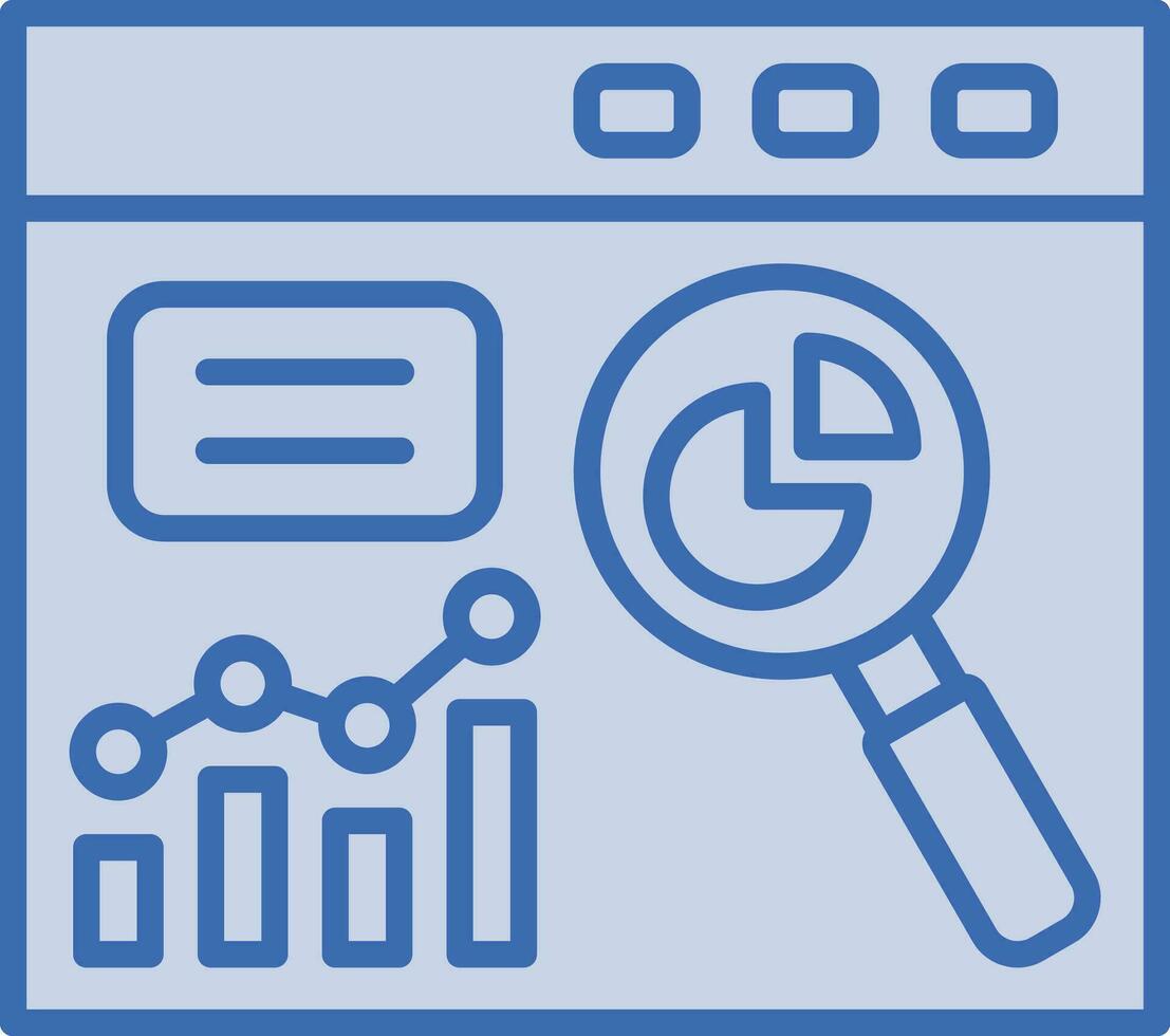 Search Statistics Vector Icon