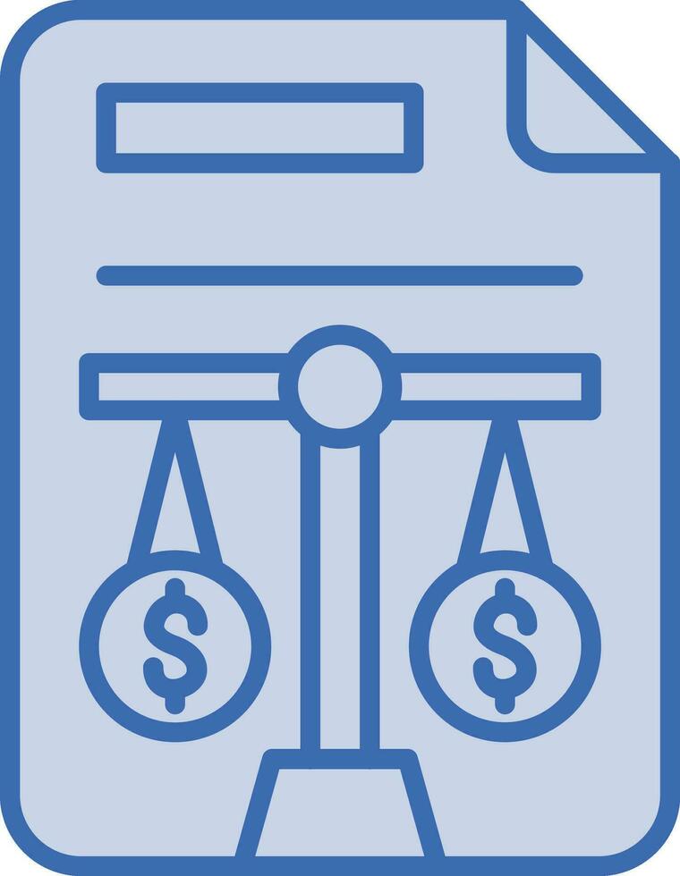 Balance Sheet Vector Icon
