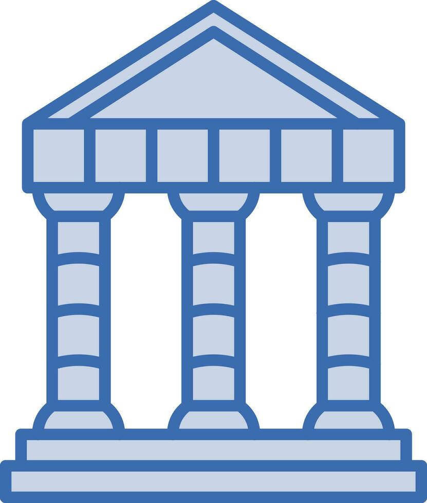 Greek Temple Vector Icon