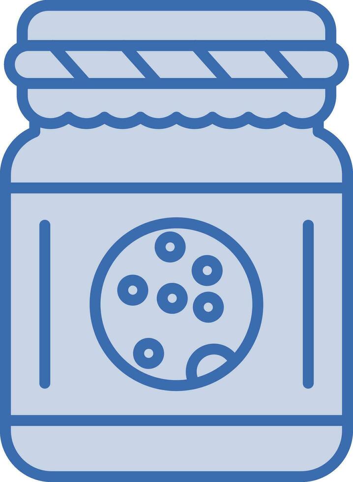 icono de vector de tarro de galletas