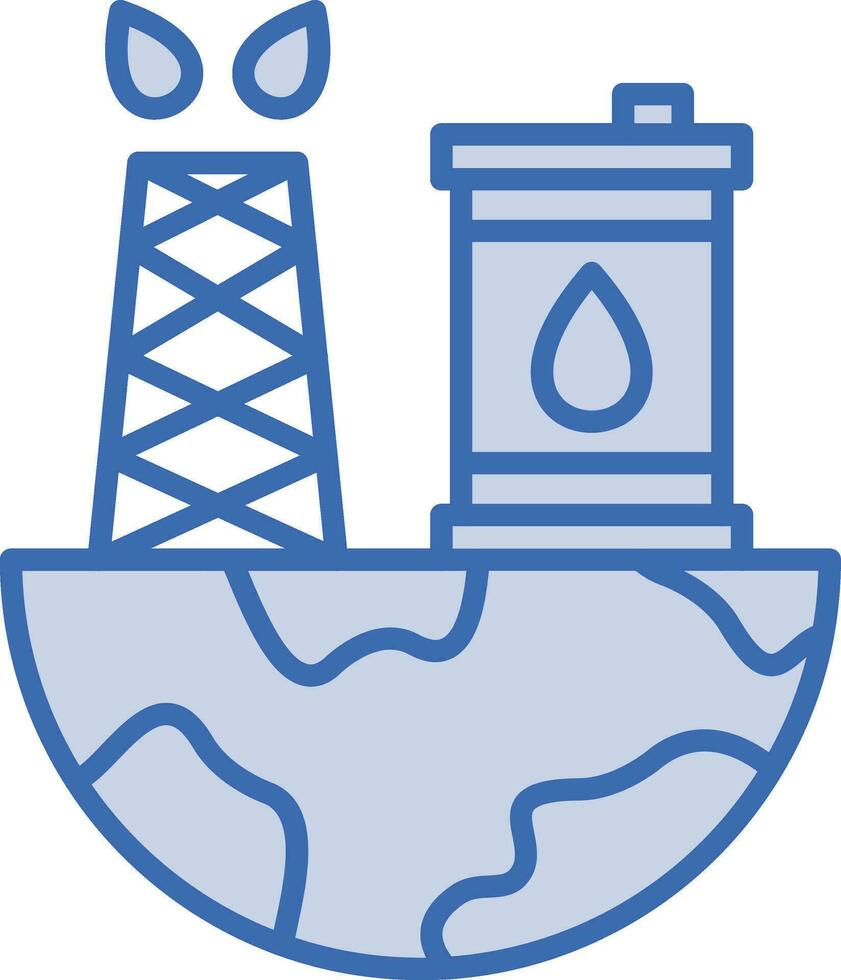 Oil Exploration Vector Icon