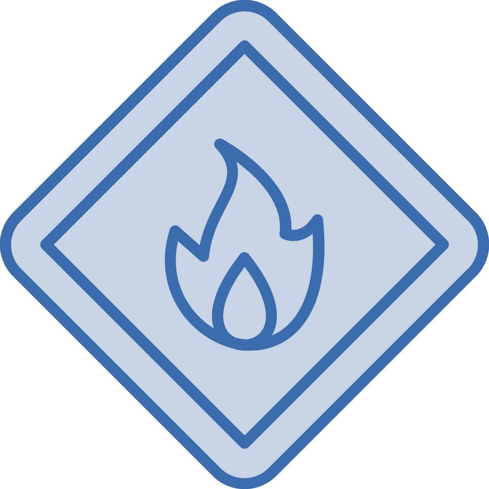 Flammable Vector Icon