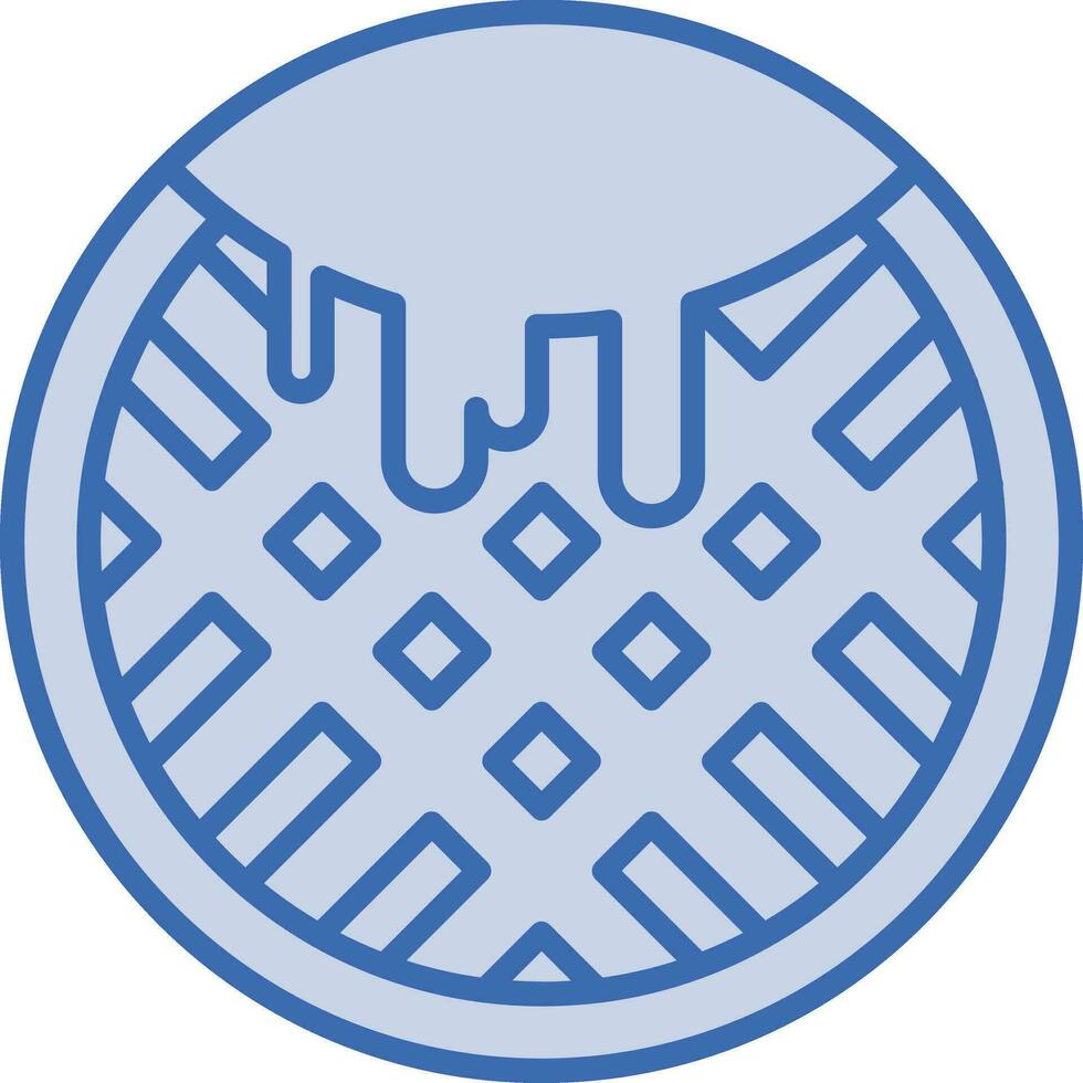 Waffle Vector Icon