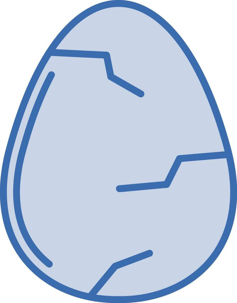 Cracked Egg Vector Icon