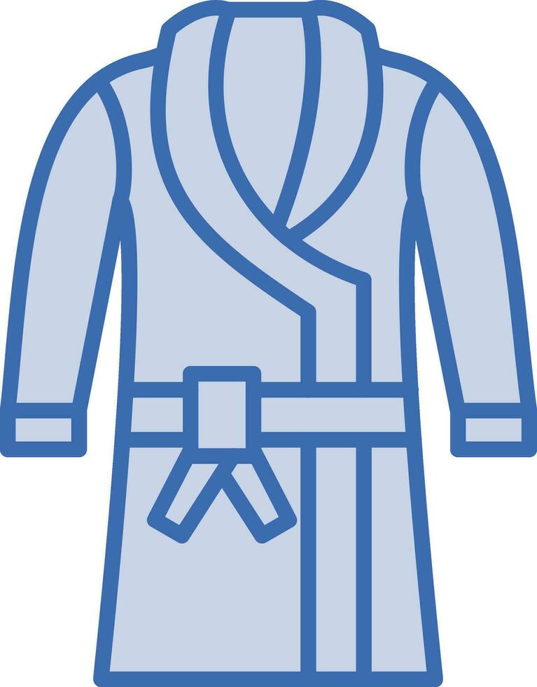 Bath Robe Vector Icon