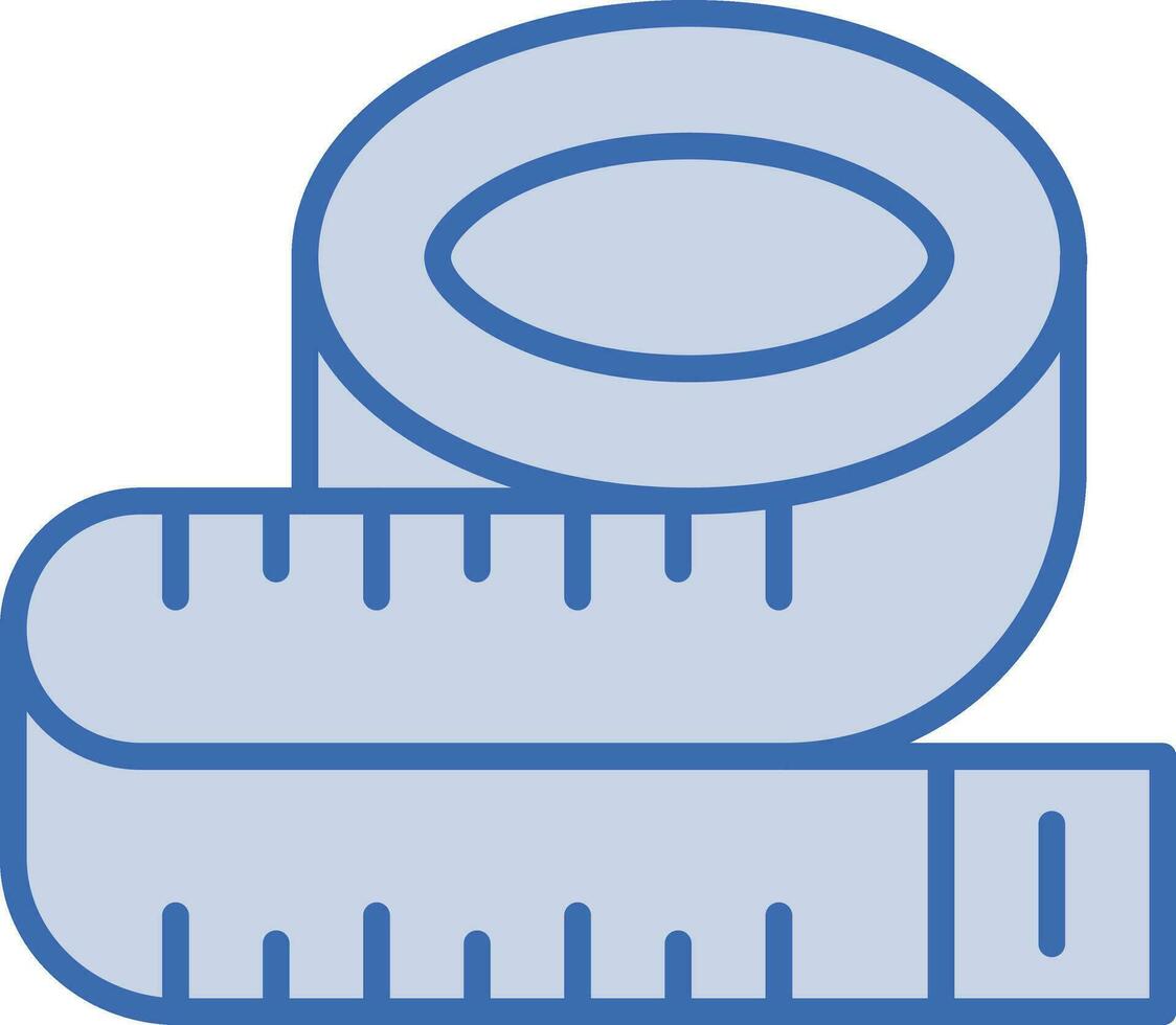 icono de vector de cinta métrica