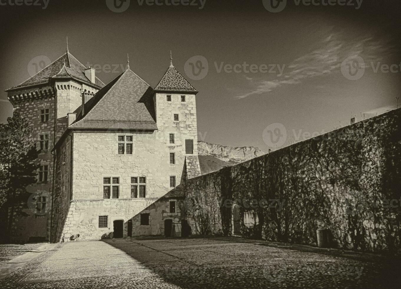 Annecy castillo, Francia foto