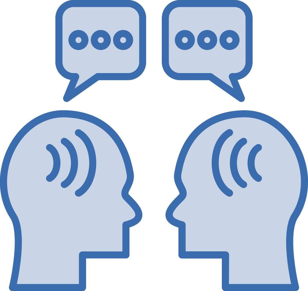 Face to Face Talk Vector Icon
