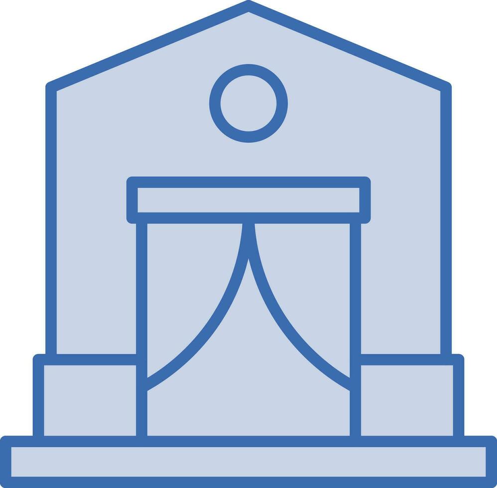 Refugee Camp Vector Icon