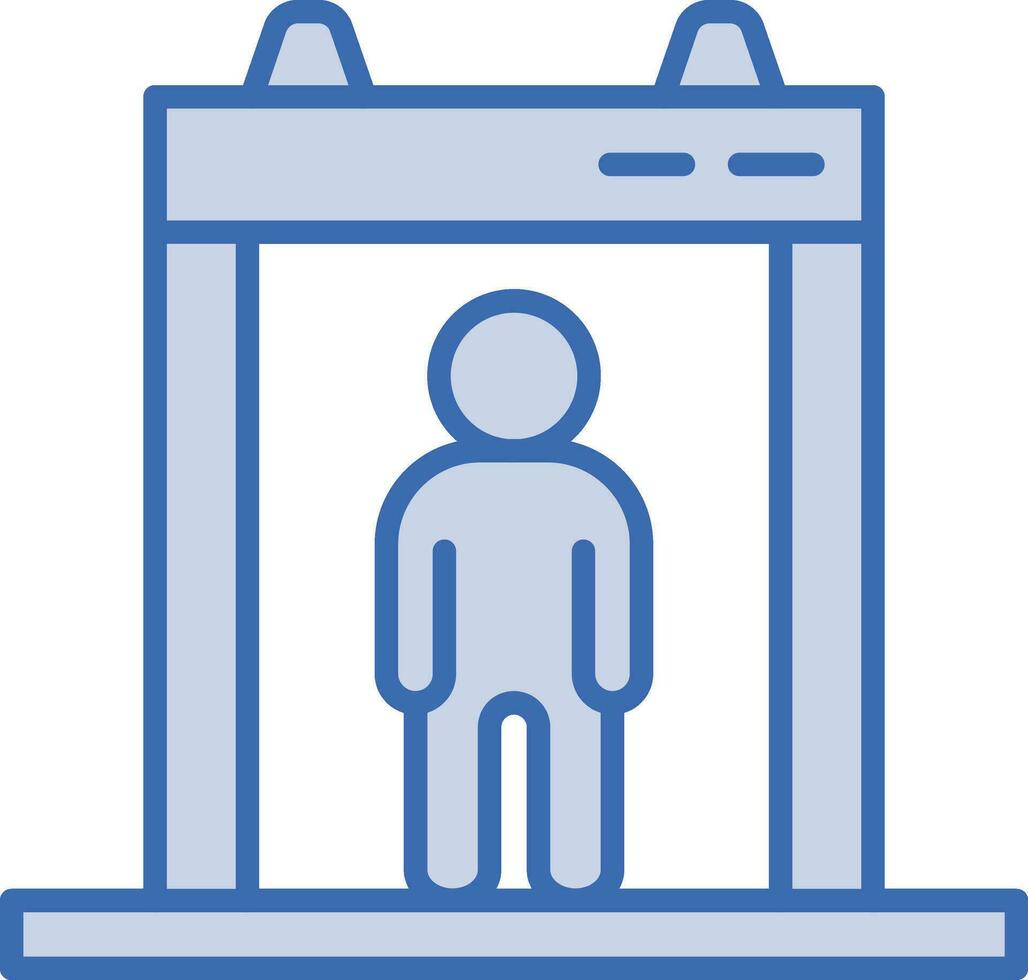 Body Scanner Vector Icon