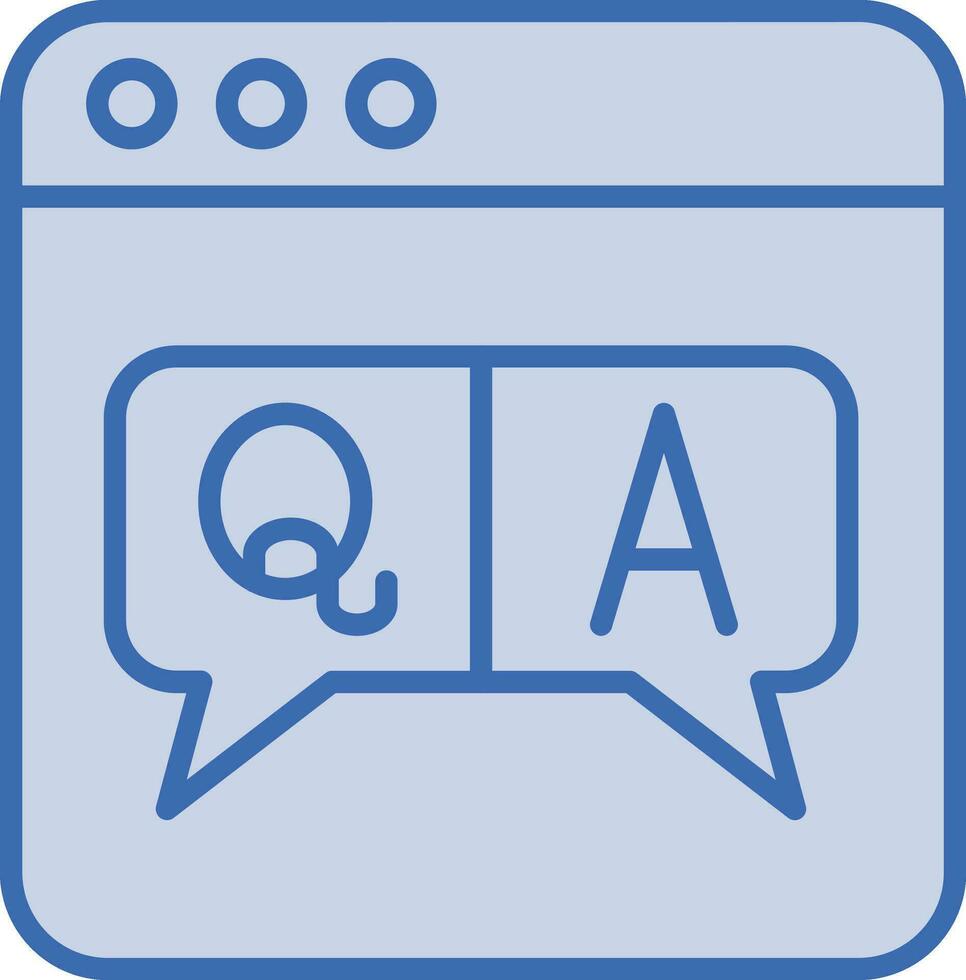 QA Vector Icon