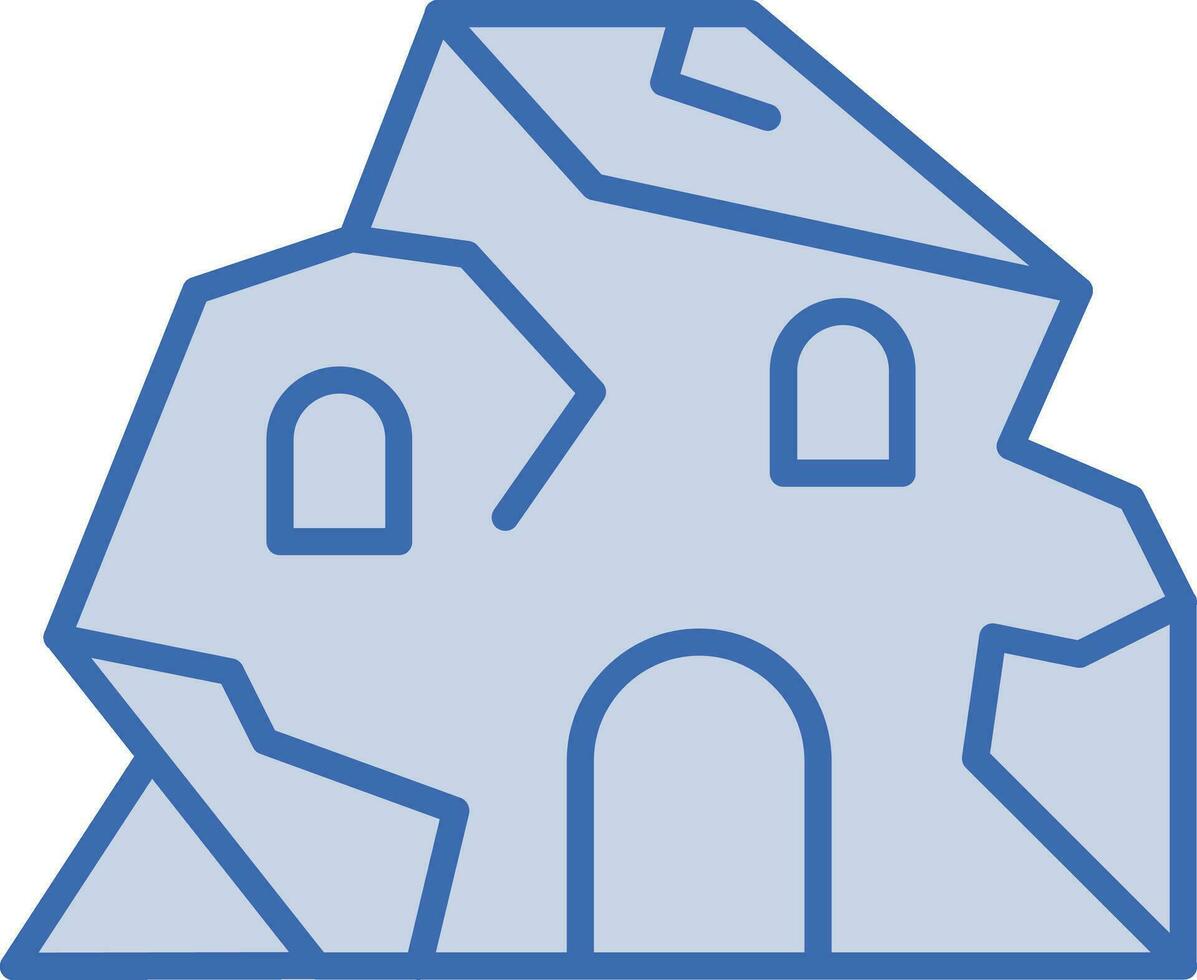 Cave House Vector Icon