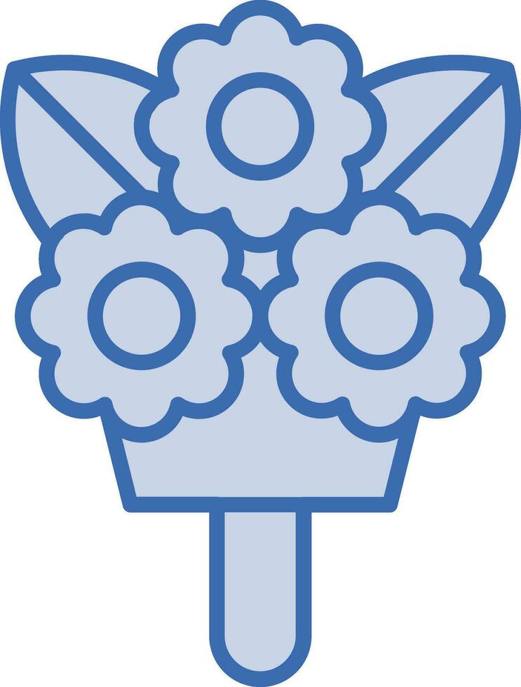 Flower Bouquet Vector Icon