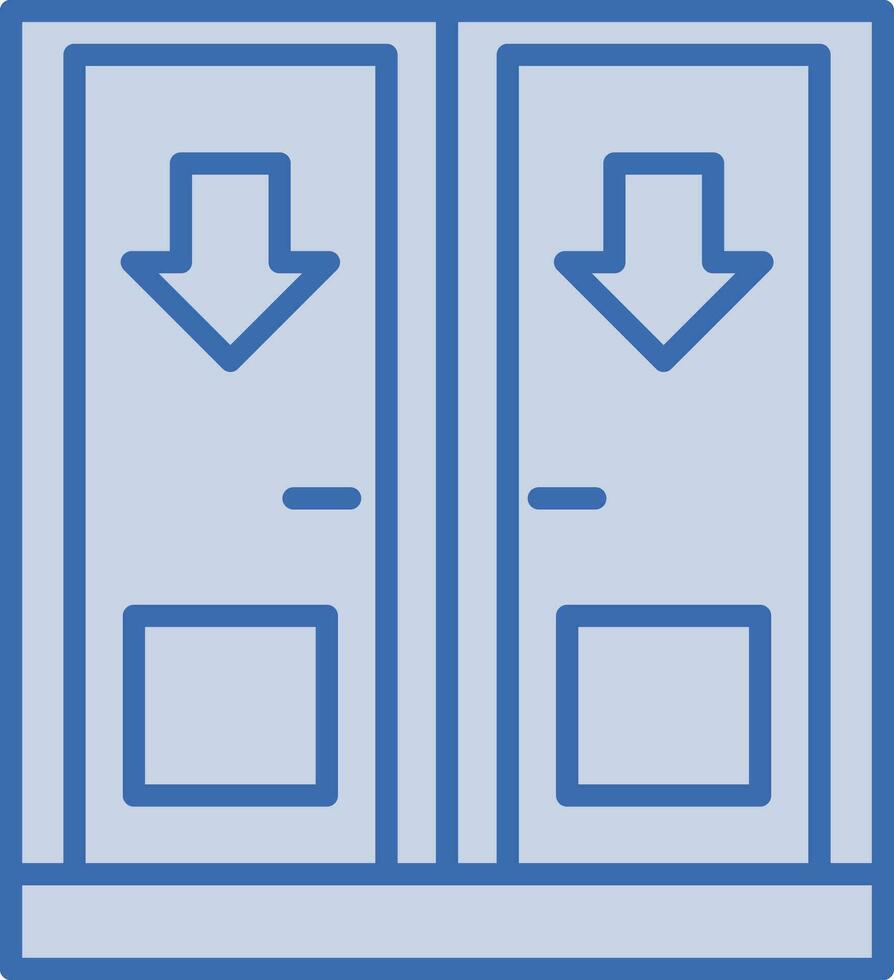 Exit Door Vector Icon