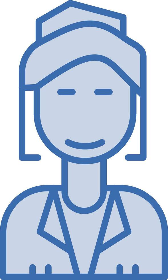 Flight Attendant Vector Icon