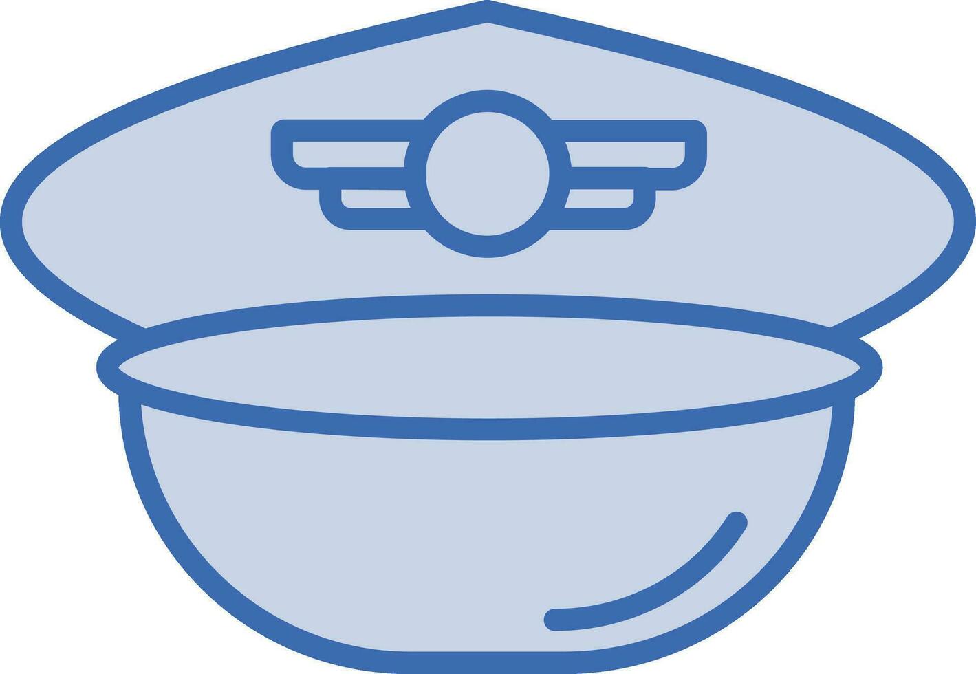 piloto sombrero vector icono