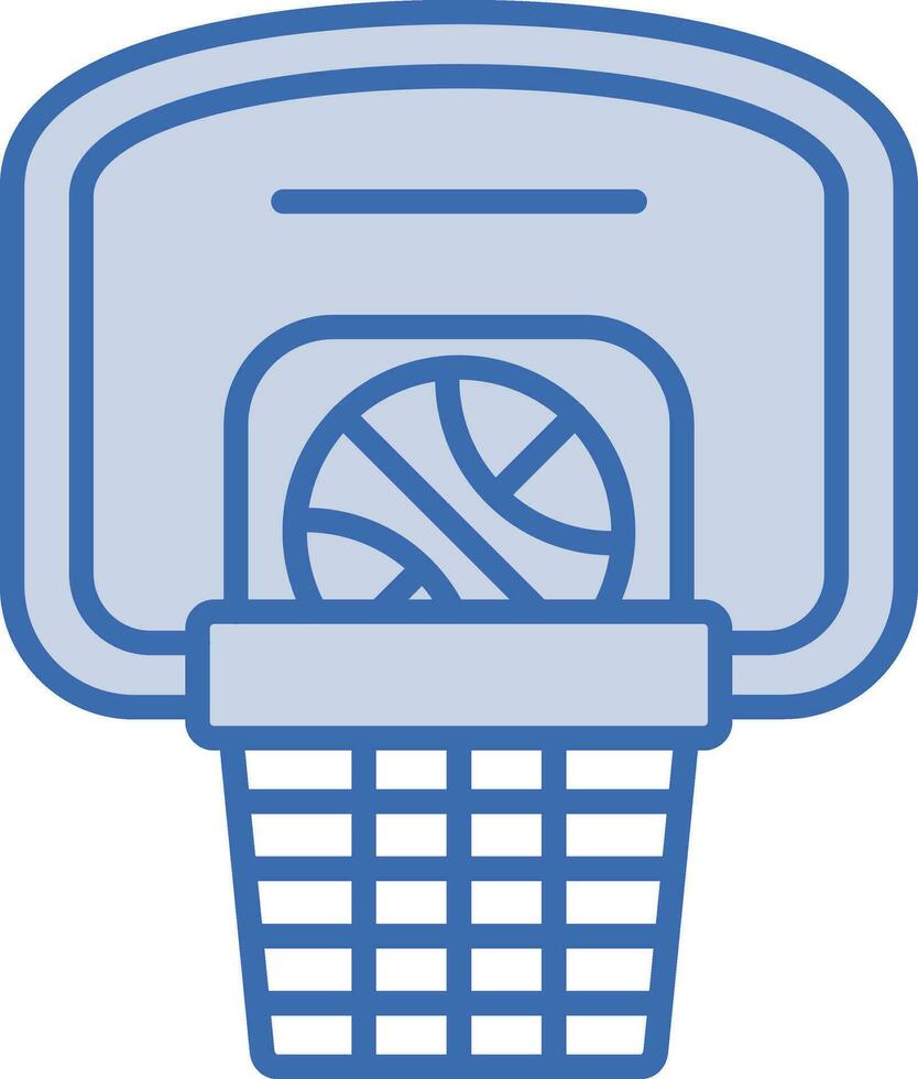 icono de vector de aro de baloncesto