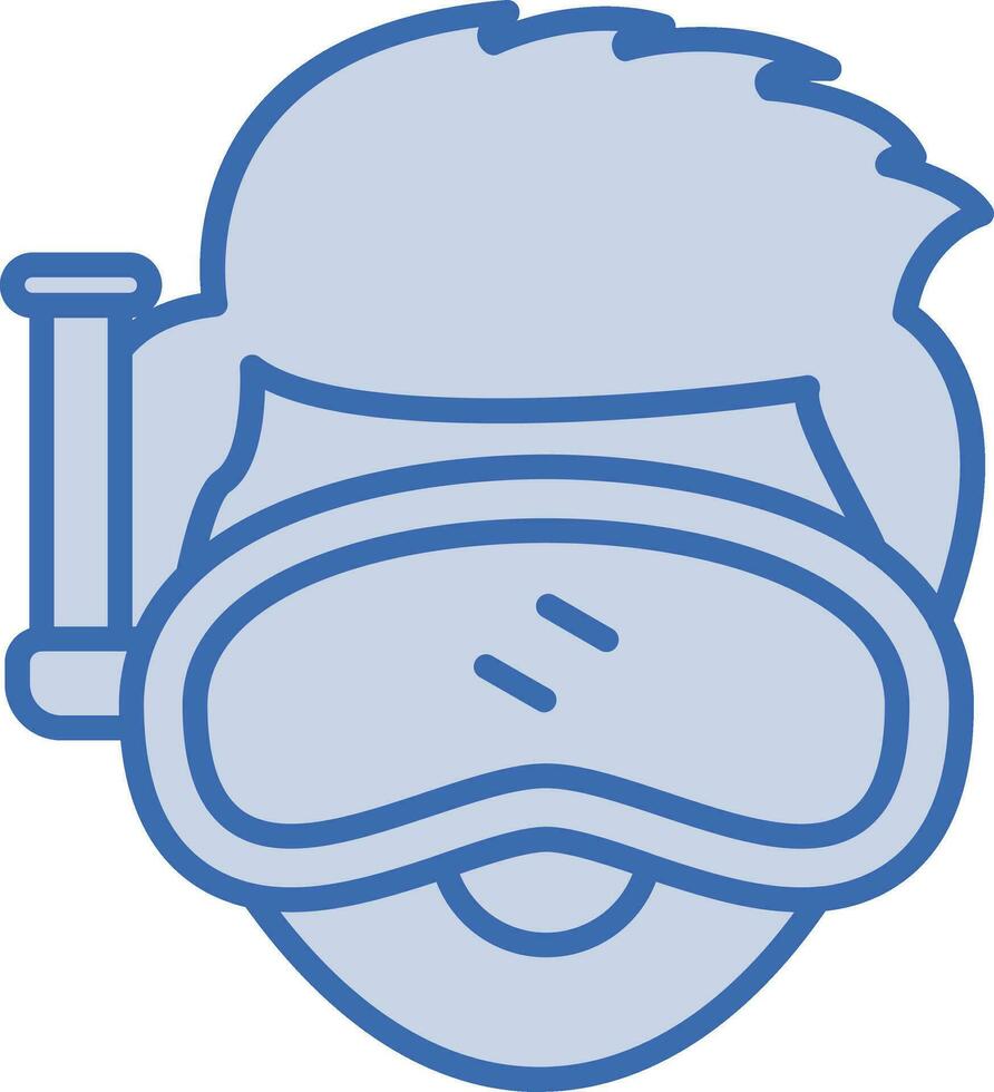 Scuba Diving Vector Icon