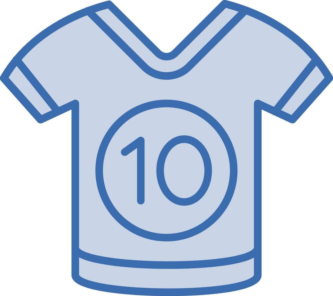 icono de vector de camiseta deportiva