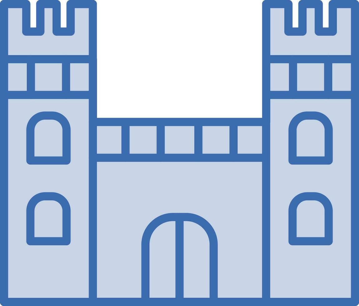 icono de vector de castillo