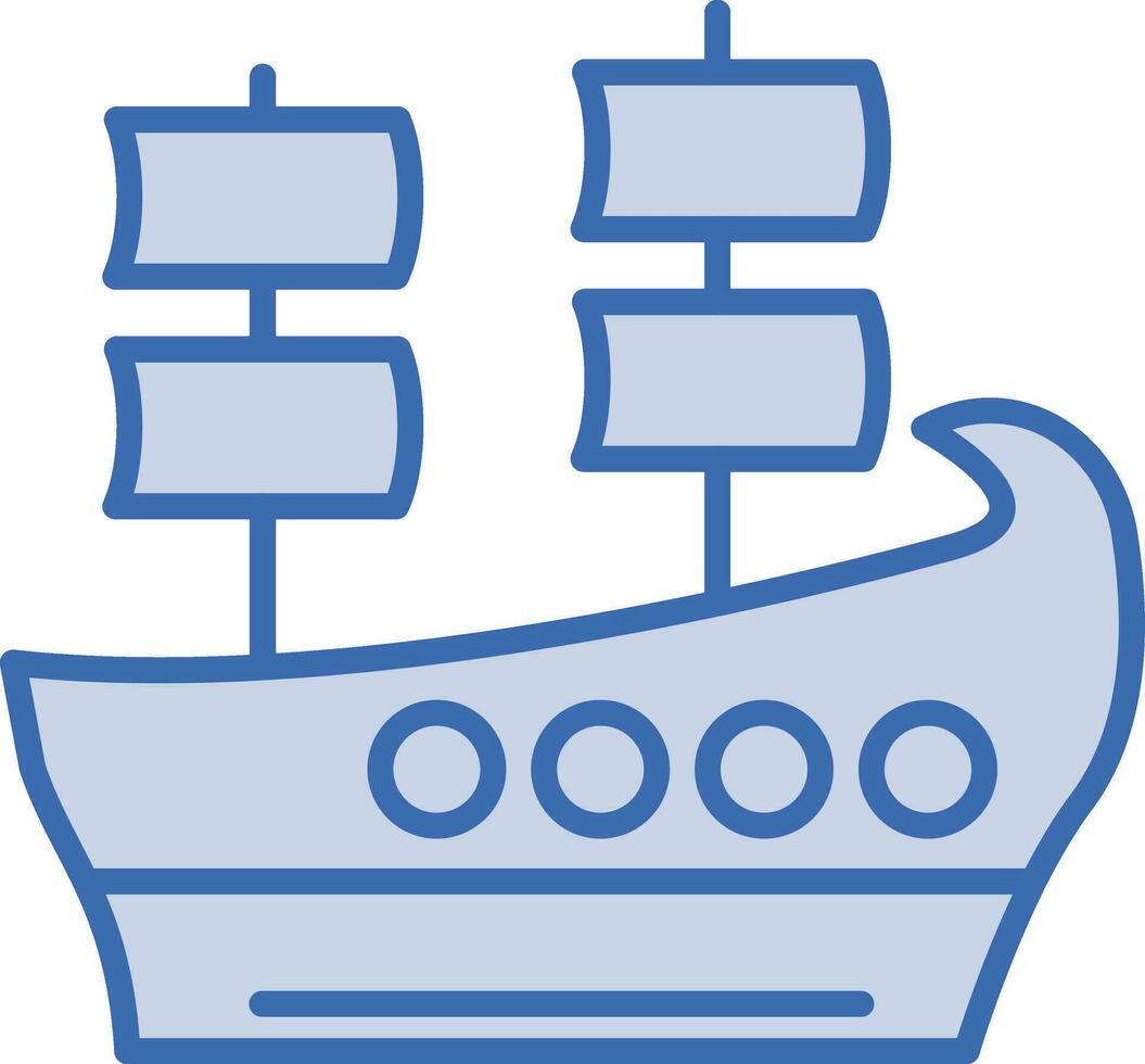 Galleon Vector Icon