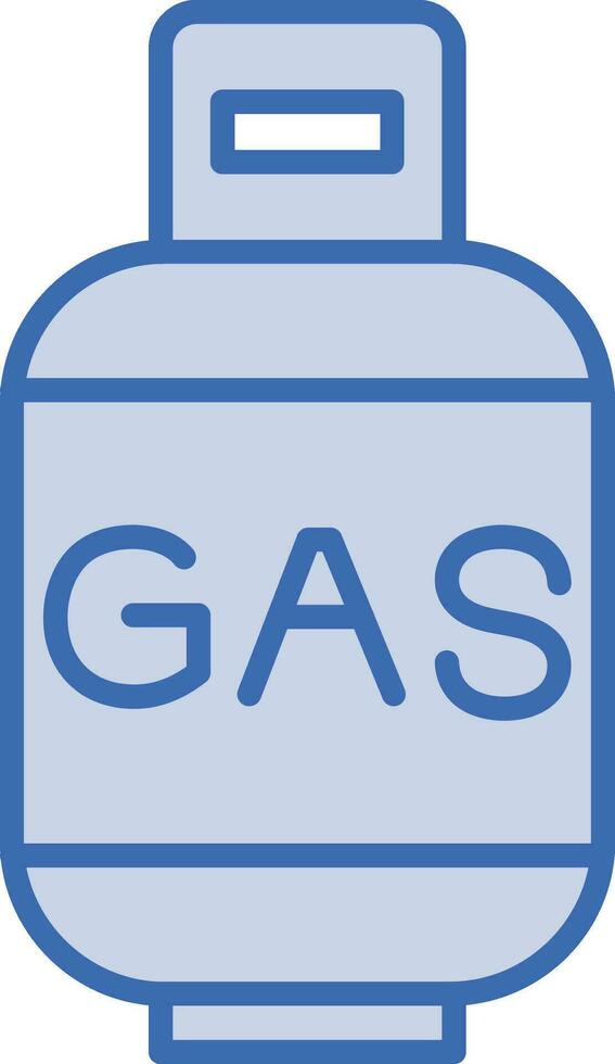 gas cilindros vector icono