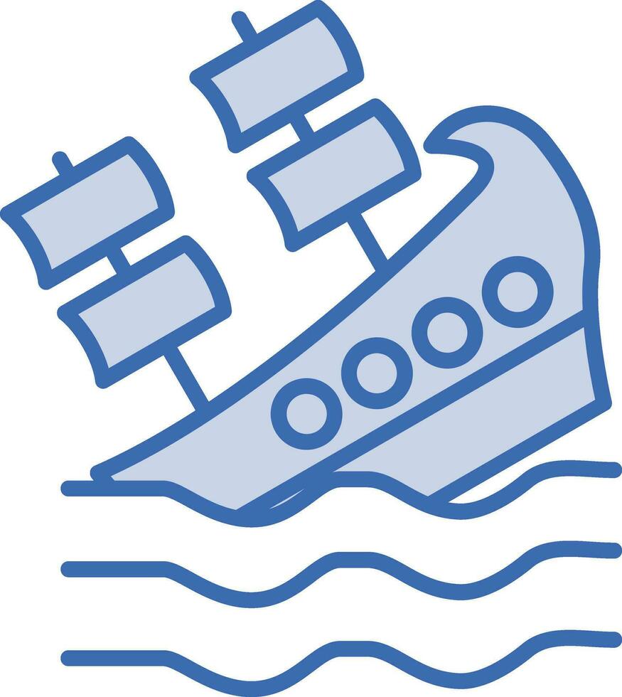 Shipwreck Vector Icon