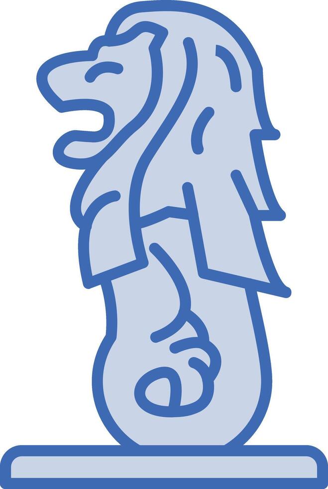Merlion Vector Icon