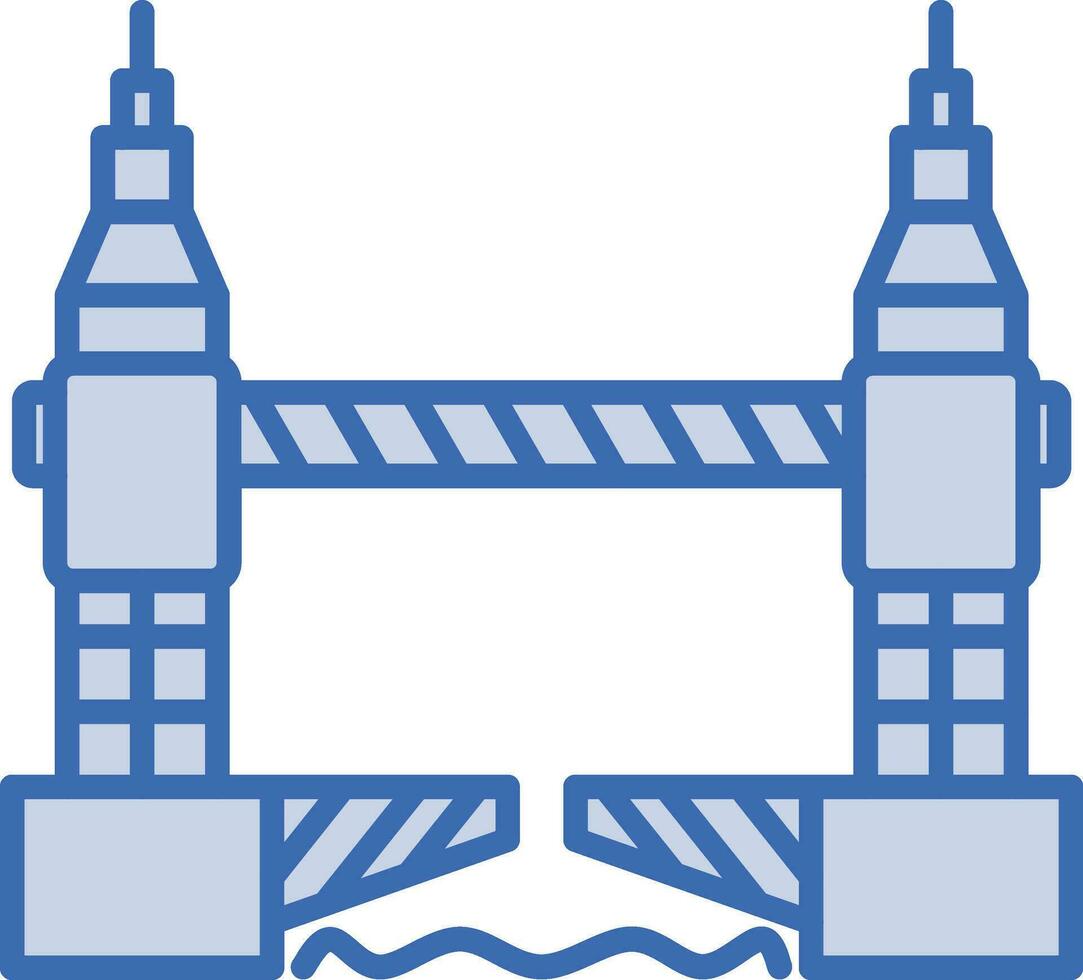 Tower Bridge Vector Icon