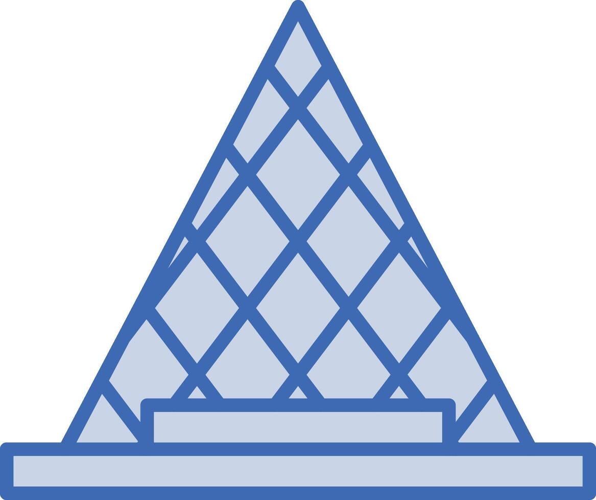 Louvre Vector Icon